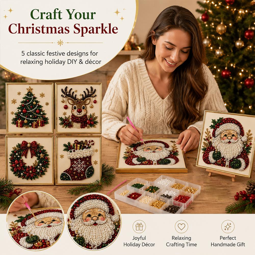 Kit Seni Mutiara Santa Claus N - Resin Art Work ulasan dan harga