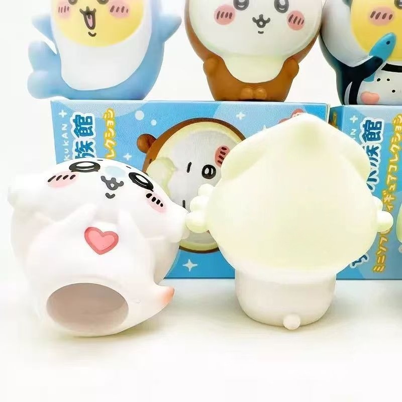 8pcs/Box Figurin Akuarium Chii - Resin Art Case ulasan dan harga