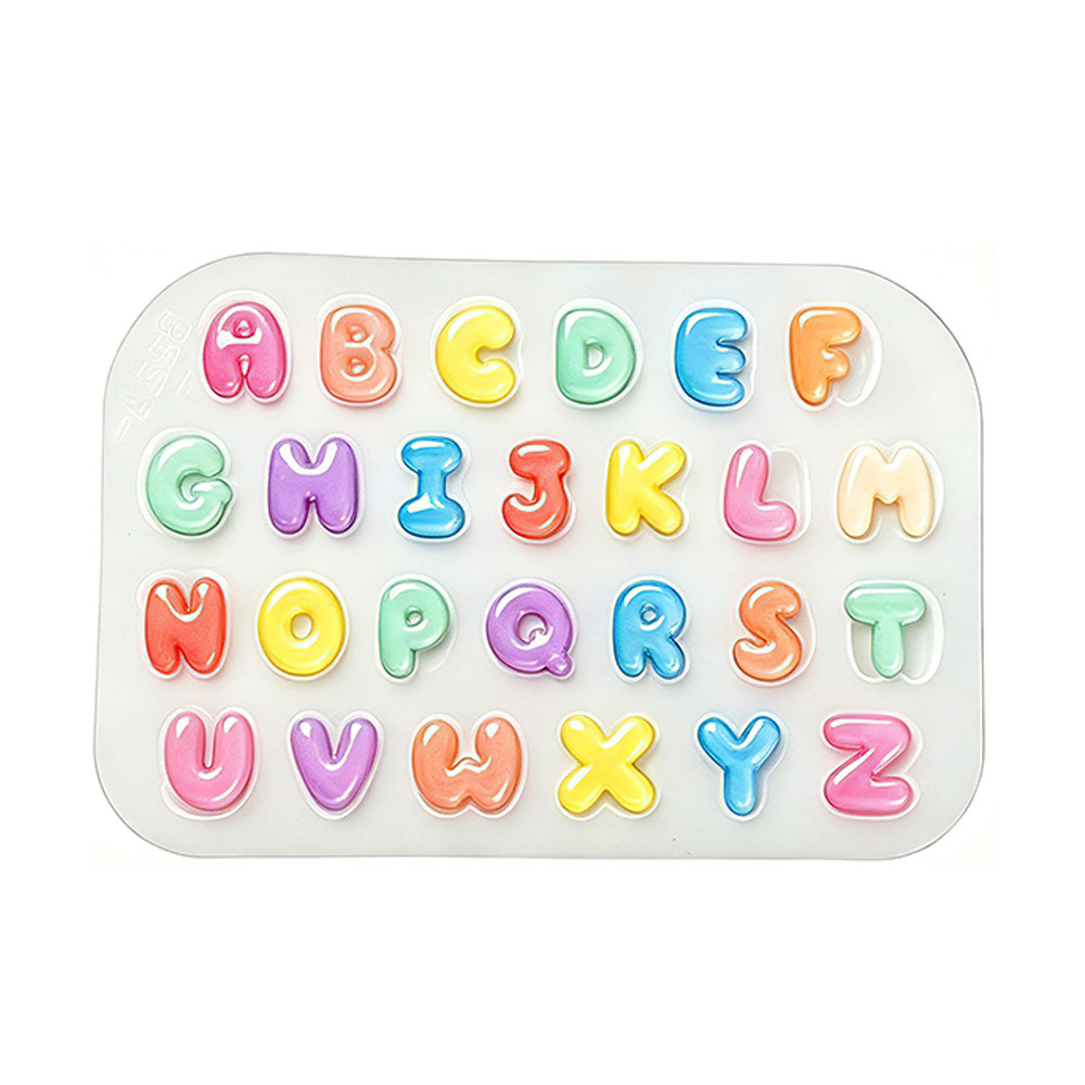 2 Buah Cetakan Silikon Huruf M - Resin Art Alphabet ulasan dan harga