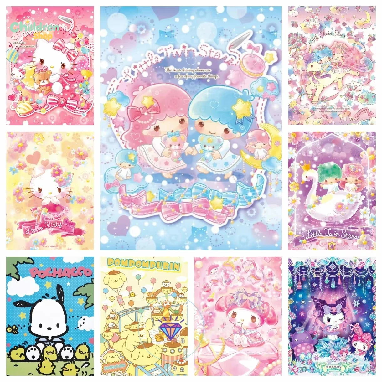 Sanrio Cinnamoroll Kuromi Gemi - Resin Art Work ulasan dan harga