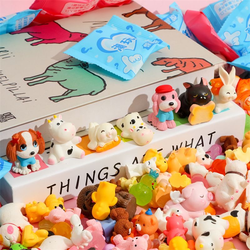 40 Buah/Set Kotak Buta Kartun  - Resin Art Case ulasan dan harga