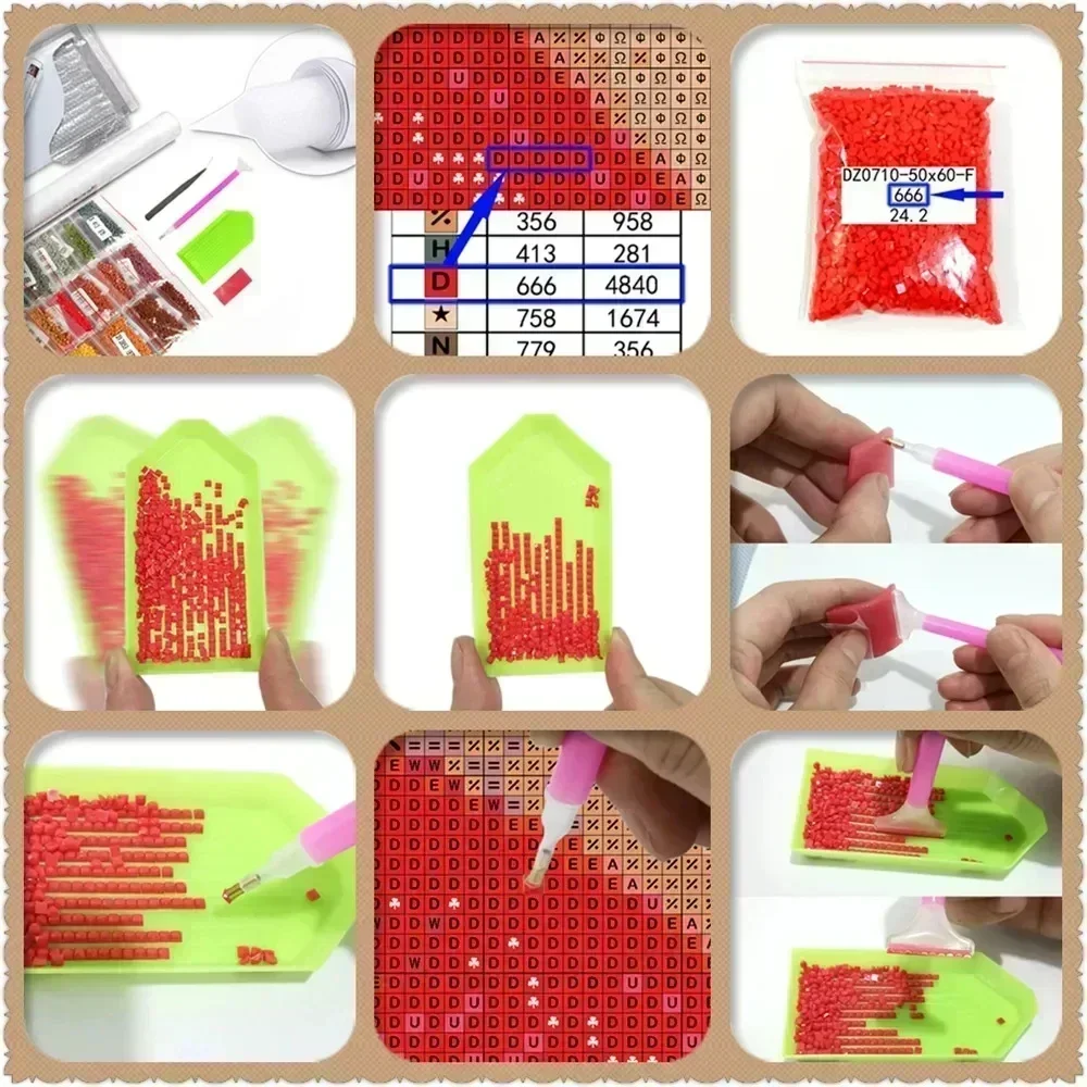 1 Buah Lukisan Berlian 5D Tanp - Resin Art Equipment ulasan dan harga